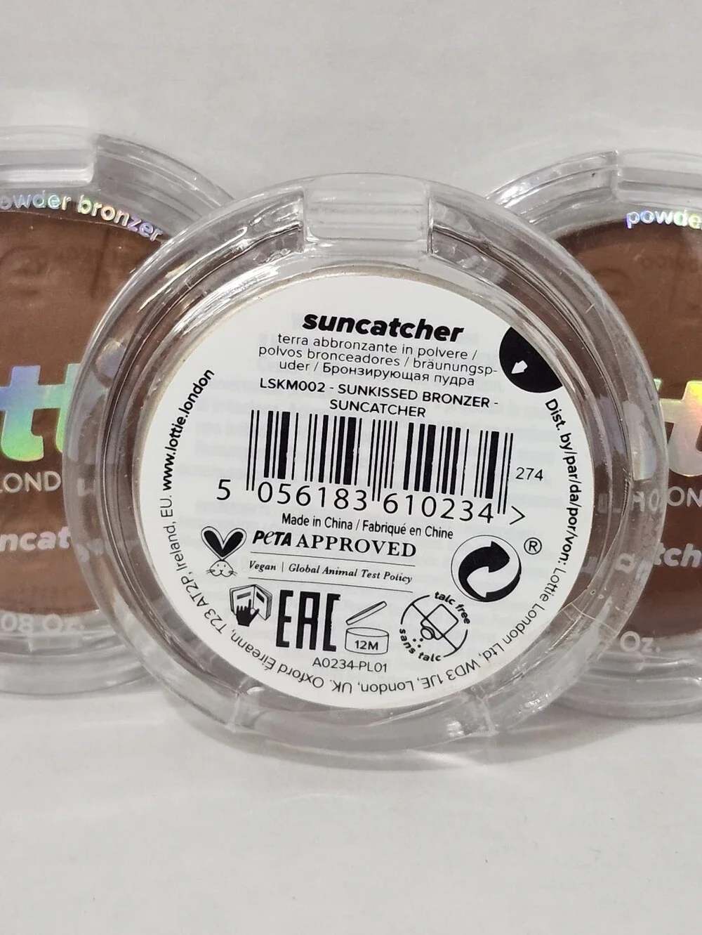 3 Lottie London Suncatcher Powder Bronzer